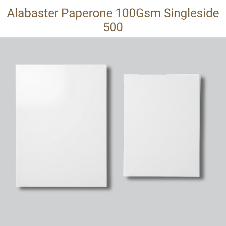 Picture of Alabaster Paper One – 100 GSM – Single Side – Qty 500