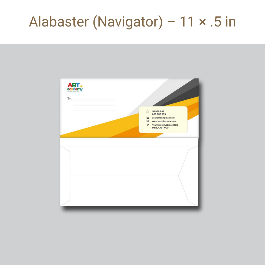 Picture of Alabaster Navigator Paper – 100 GSM – 11×5 in